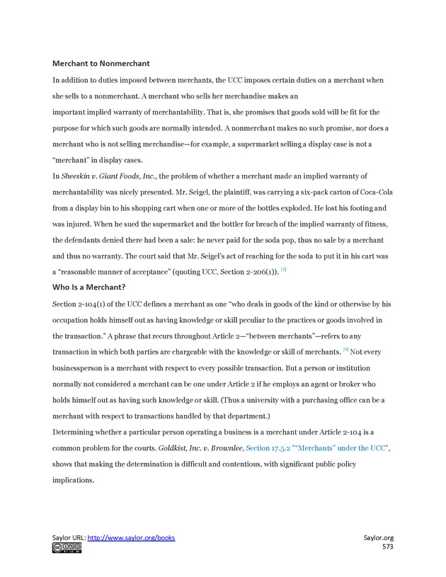 Business Law and the Legal Environment - Page 573
